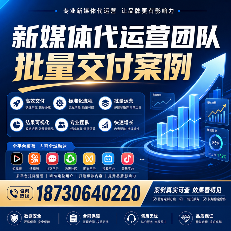遂宁代运营公司多客户账号批量高效交付案例